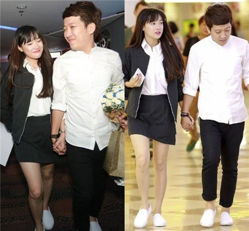 Thời trang đồng điệu từ nhà ra phố của Nhã Phương - Trường Giang ảnh 5