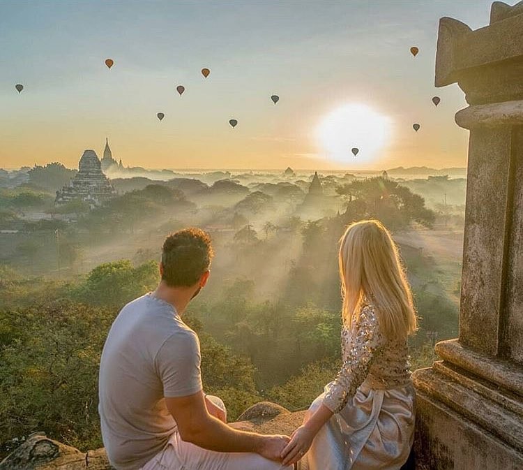 Ngắm khinh khí cầu tuyệt đẹp ở Myanmar ảnh 3