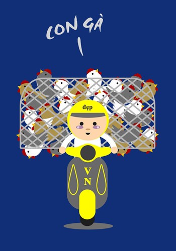 Giao thông Việt Nam ra sao trong mắt của họa sĩ Philippines? ảnh 1