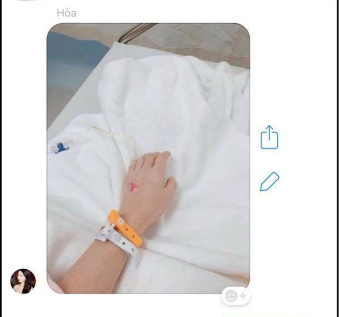 Hòa Minzy nhập viện khẩn cấp vào lúc nửa đêm ảnh 1