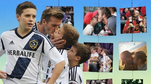 David Beckham gây tranh cãi nảy lửa khi hôn môi con gái ảnh 3