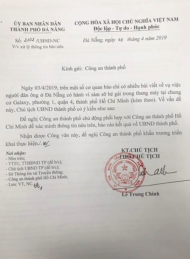 Nguyên Phó viện trưởng VKSND TP. Đà Nẵng là kẻ sàm sỡ bé gái trong thang máy ảnh 2