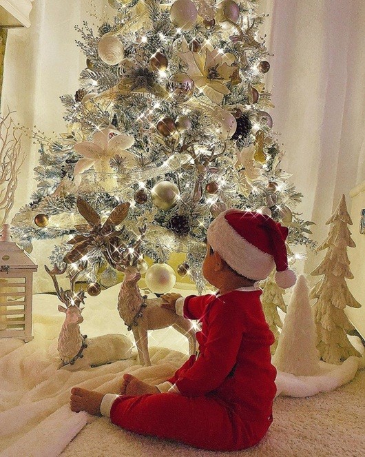 Phạm Hương khoe con trai đầu lòng nhân dịp Giáng sinh ảnh 1