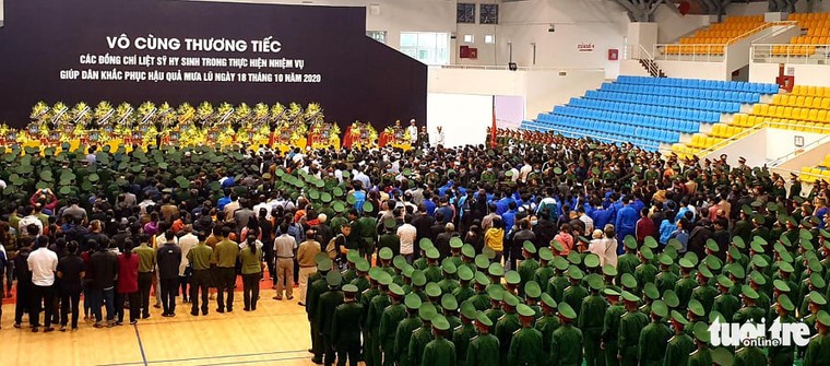 Lễ truy điệu 22 chiến sĩ Đoàn Kinh tế quốc phòng 337 ảnh 2