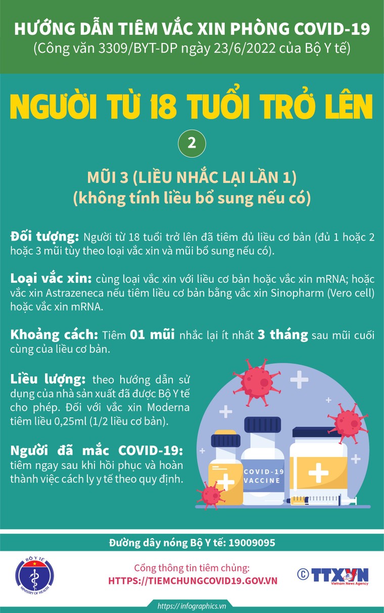 [Infographic] Bộ Y tế hướng dẫn tiêm vắc xin phòng COVID- 19 ảnh 3