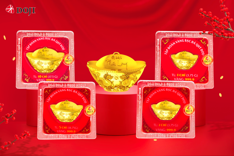 Các sản phẩm vàng DOJI giúp cầu bình an, tài lọc năm Quý Mão ảnh 1