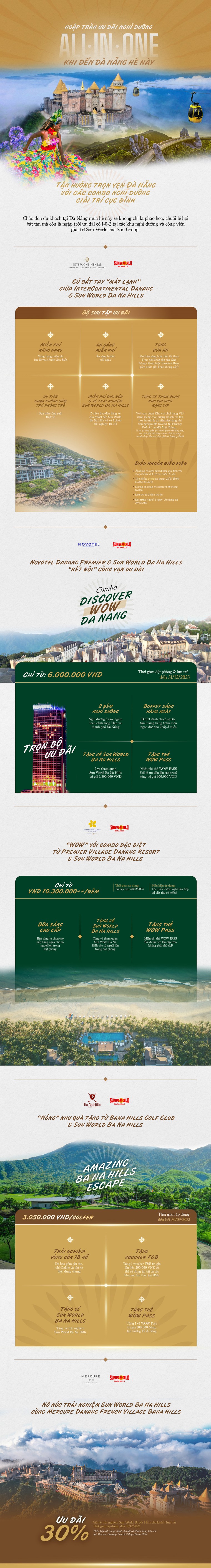 Infographic: Ngập tràn ưu đãi nghỉ dưỡng all-in-one khi đến Đà Nẵng hè này ảnh 1