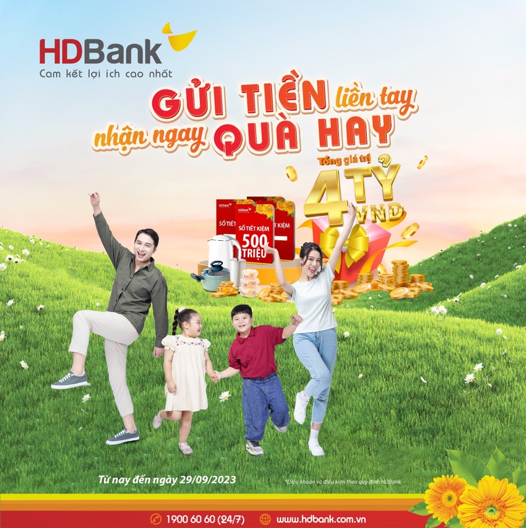 HDBank tặng gần 4 tỷ đồng cho khách hàng gửi tiết kiệm ảnh 1