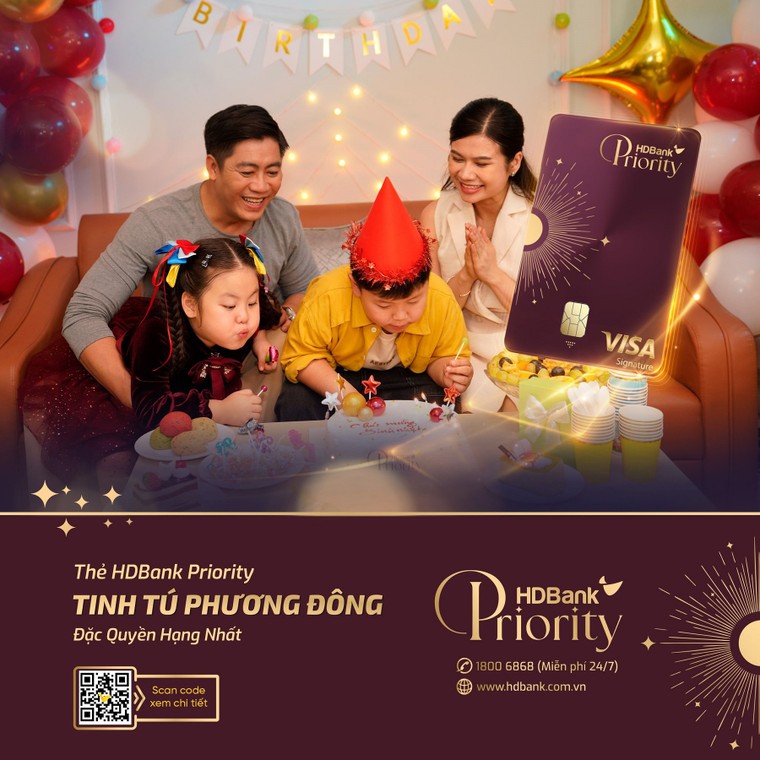Thẻ Tín Dụng HDbank Priority – Tinh Tú Phương Đông: Sắc Đỏ Rượu Vang Đẳng Cấp ảnh 1