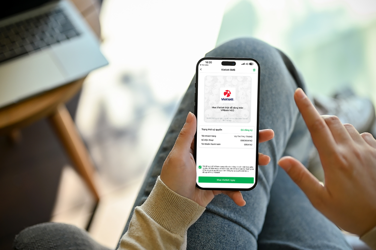 Chưa đầy 3 năm, hơn 1,1 triệu vé số Vietlott đã được mua từ tài khoản VPBank ảnh 1