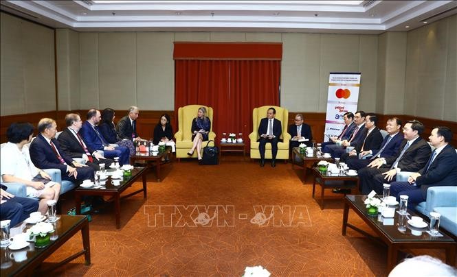 Phó Thủ tướng Trần Lưu Quang dự Hội nghị Thượng đỉnh kinh doanh Việt Nam - Hoa Kỳ 2023 ảnh 6