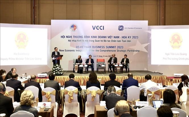 Phó Thủ tướng Trần Lưu Quang dự Hội nghị Thượng đỉnh kinh doanh Việt Nam - Hoa Kỳ 2023 ảnh 3