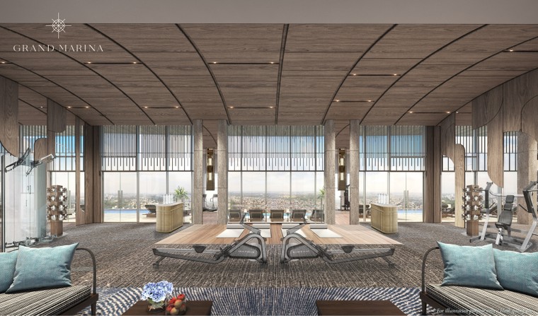 Grand Marina, Saigon cất nóc toàn Sea bao gồm khu căn hộ hàng hiệu Marriott và JW Marriott ảnh 5