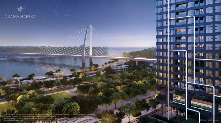 Grand Marina, Saigon cất nóc toàn Sea bao gồm khu căn hộ hàng hiệu Marriott và JW Marriott ảnh 1