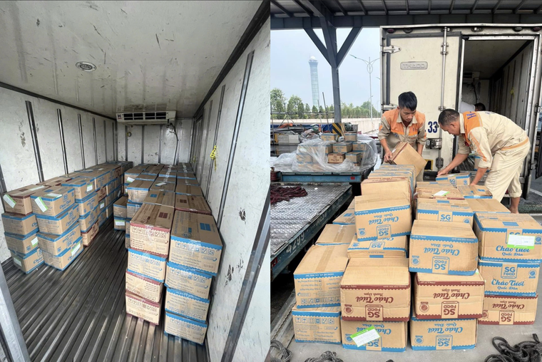 Những lô hàng cứu trợ đồng bào vùng lũ đầu tiên được Bamboo Airways vận chuyển hỏa tốc miễn phí đến Hà Nội ảnh 2