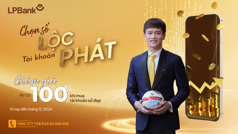 Cơ hội nhận quà Lộc Phát khi mở tài khoản số đẹp của LPBank ảnh 1