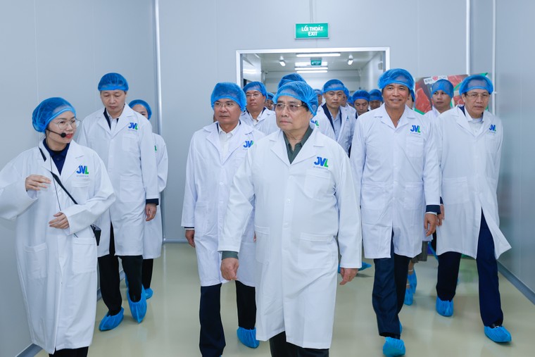 Thủ tướng thăm tổ hợp khép kín chăn nuôi & chế biến thịt bò cao cấo đầu tiên tại Việt Nam ảnh 1