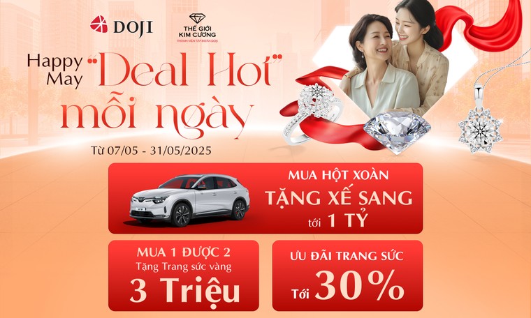 DOJI ra mắt BST vòng charm vàng 24K mừng Ngày của Mẹ ảnh 2