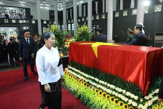 Lễ truy điệu nguyên Chủ tịch nước Trần Đức Lương tại Hà Nội ảnh 14