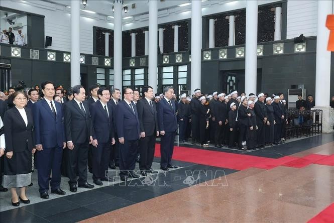 Lễ truy điệu nguyên Chủ tịch nước Trần Đức Lương tại Hà Nội ảnh 1