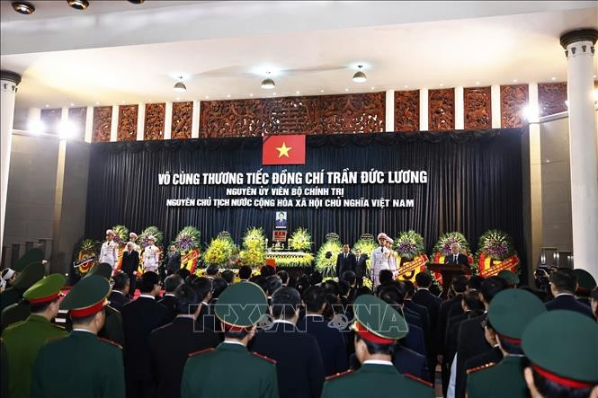 Lễ truy điệu nguyên Chủ tịch nước Trần Đức Lương tại Hà Nội ảnh 6