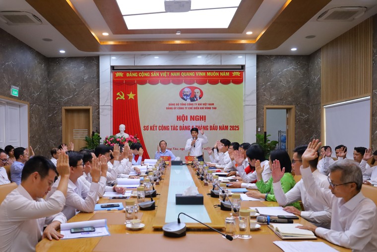 Đảng bộ PV GAS VUNG TAU hoàn thành xuất sắc công tác 6 tháng đầu năm 2025 ảnh 1