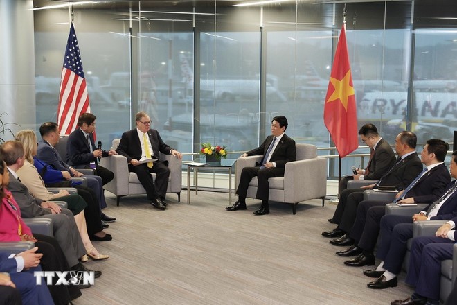 Chủ tịch nước Lương Cường bắt đầu các hoạt động song phương ở Hoa Kỳ ảnh 3