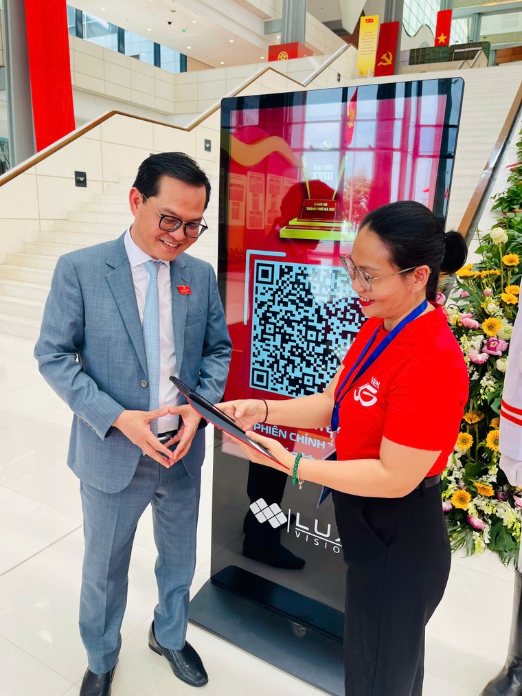 Viettel Solutions mang giải pháp iCabinet không giấy tới Hội nghị Đảng bộ TP Hà Nội lần thứ XVIII ảnh 2