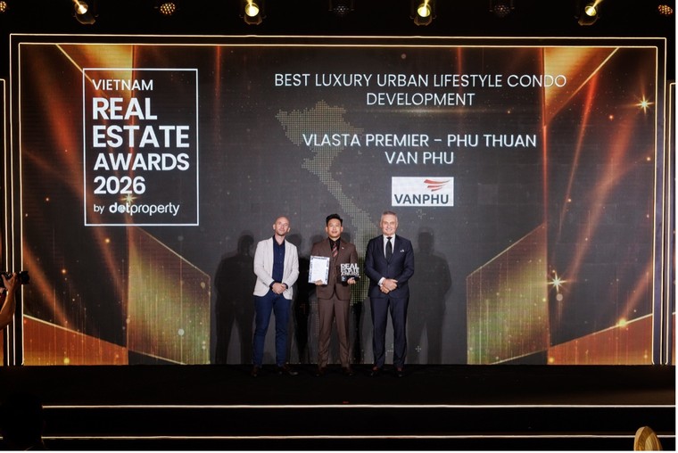 Văn Phú và Vlasta Premier - Phú Thuận được vinh danh tại Dot Property Vietnam Real Estate Awards 2026 ảnh 1