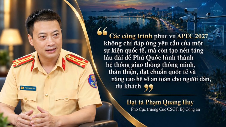 Lãnh đạo Cục CSGT: APEC 2027 là cú hích để giao thông Phú Quốc vươn tầm quốc tế ảnh 1
