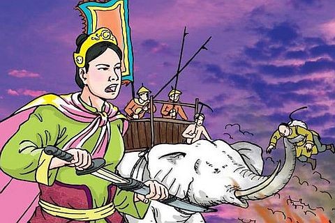 Trong nhóm Tây Sơn ngũ phụng thư, ai từng đánh hổ cứu chồng?