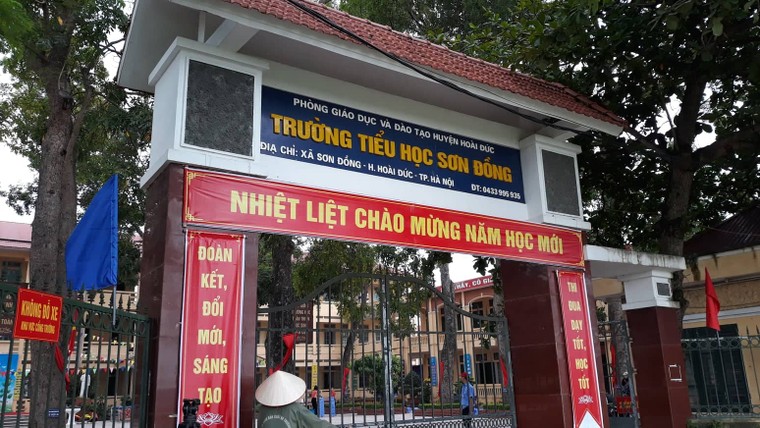Phát hiện ‘thu sai’ tại trường tiểu học Sơn Đồng ảnh 1
