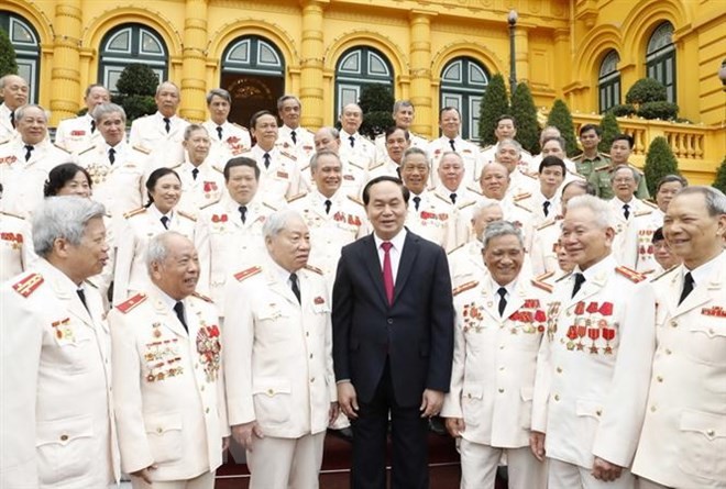 Chủ tịch nước Trần Đại Quang với sự nghiệp bảo vệ an ninh, trật tự ảnh 1