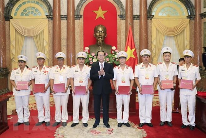 Chủ tịch nước Trần Đại Quang với sự nghiệp bảo vệ an ninh, trật tự ảnh 2