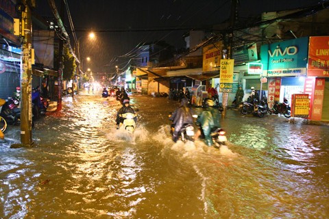 Đường Sài Gòn ngập sâu 3 ngày, nước chưa rút ảnh 6