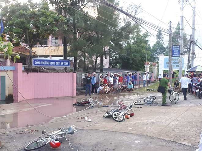 Vụ 6 học sinh thương vong: Ông ngoại đột tử khi biết tin cháu bị điện giật chết ảnh 1