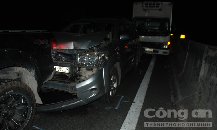 Tai nạn liên hoàn trên cao tốc TP.HCM - Trung Lương ảnh 1