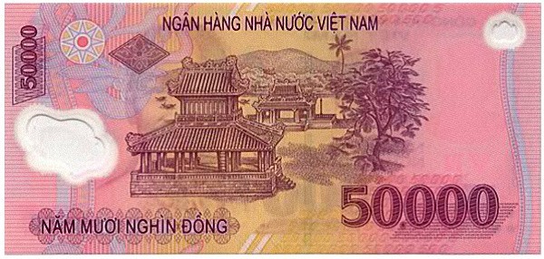 Địa danh nào được in trên tờ tiền 50.000 đồng của Việt Nam?