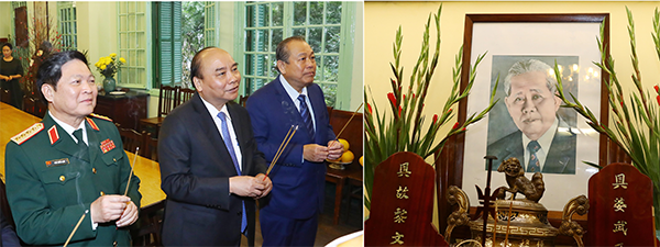 Thủ tướng dâng hương Chủ tịch Hồ Chí Minh và các lãnh đạo tiền bối ảnh 1