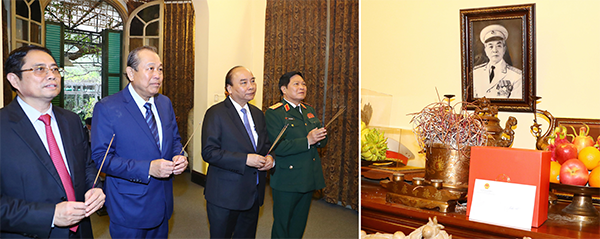 Thủ tướng dâng hương Chủ tịch Hồ Chí Minh và các lãnh đạo tiền bối ảnh 2