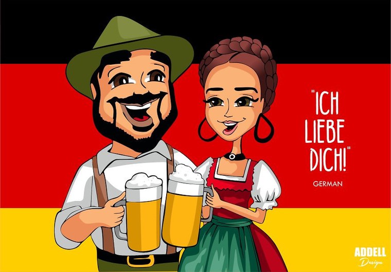 Con vật nào biểu tượng cho sự may mắn của người dân Đức trong ngày Valentine?