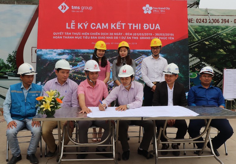 Nỗ lực cán đích bàn giao nhà giai đoạn 1 TMS Grand City Phuc Yen ảnh 3