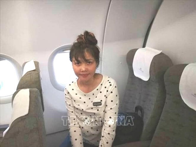 Đoàn Thị Hương đã về đến sân bay Nội Bài vào đêm 3/5 ảnh 1