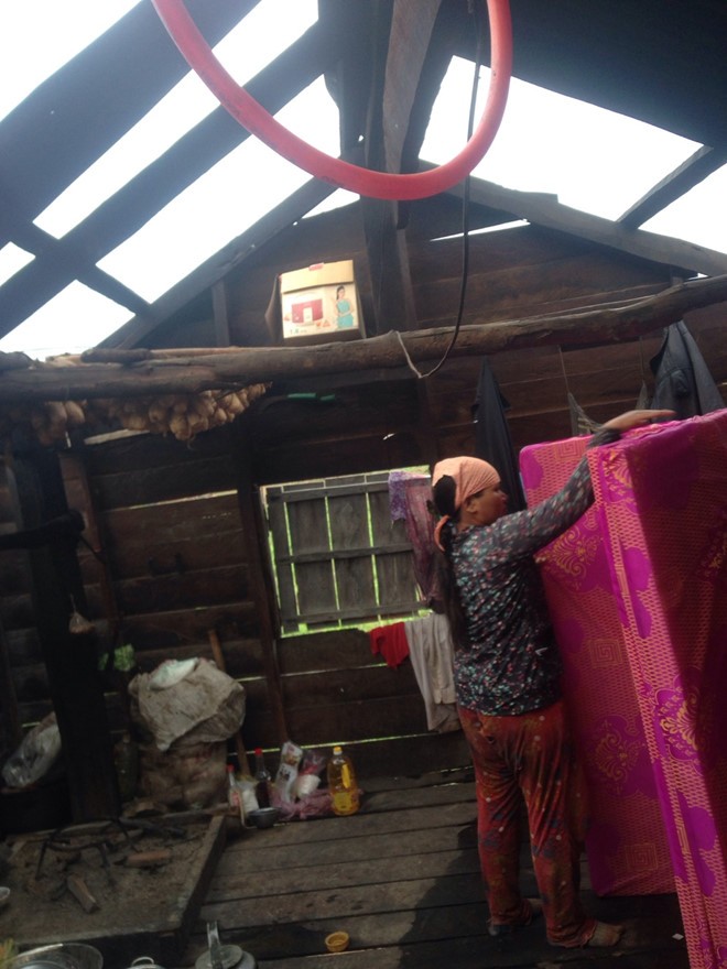 Lốc xoáy làm tốc mái và sập gần 50 căn nhà ở Gia Lai ảnh 3