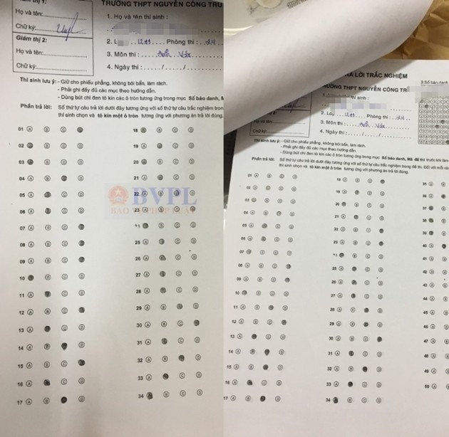 Diễn biến mới vụ Hiệu phó bị tố sửa bài thi nâng điểm cho học sinh ảnh 2