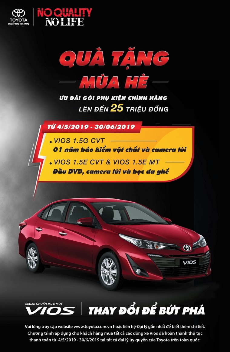 Toyota Việt Nam tiếp tục khuyến mãi dành cho khách hàng mua Vios ảnh 1