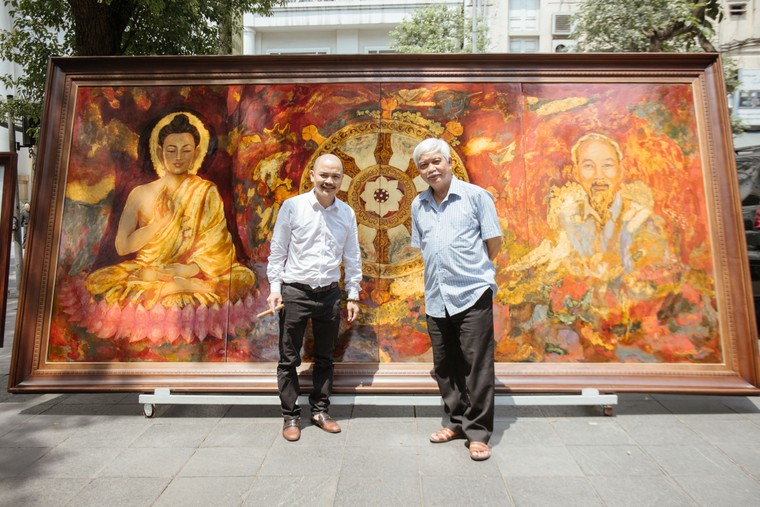 Ra mắt sách 'Việt Nam - Quốc gia của tình thương' và triển lãm tranh 'Bác để tình thương cho chúng con' ảnh 4