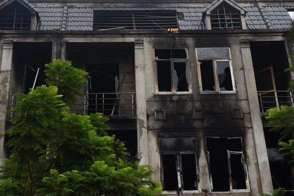 Cháy lớn tại dãy nhà liền kề thuộc Thiên đường Bảo Sơn ảnh 2