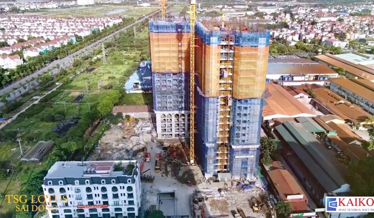 Cán đích vượt tiến độ, khu căn hộ TSG Lotus Sài Đồng chính thức cất nóc ảnh 1