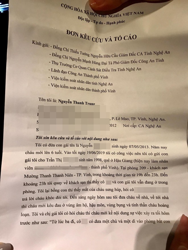 Nghi án bé 6 tuổi bị xâm hại: Bất ngờ với kết quả giám định pháp y ảnh 2